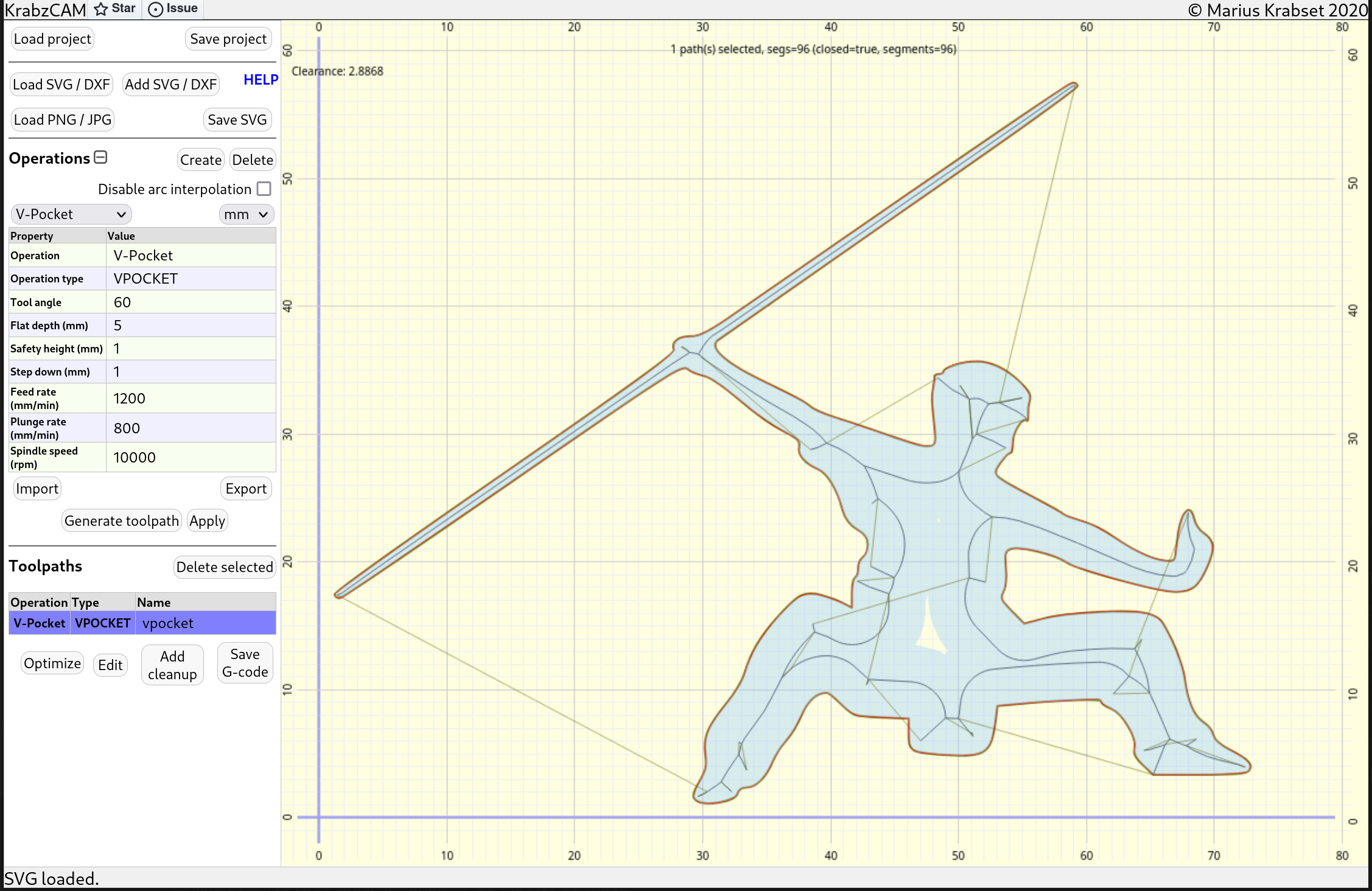 vpocket toolpath